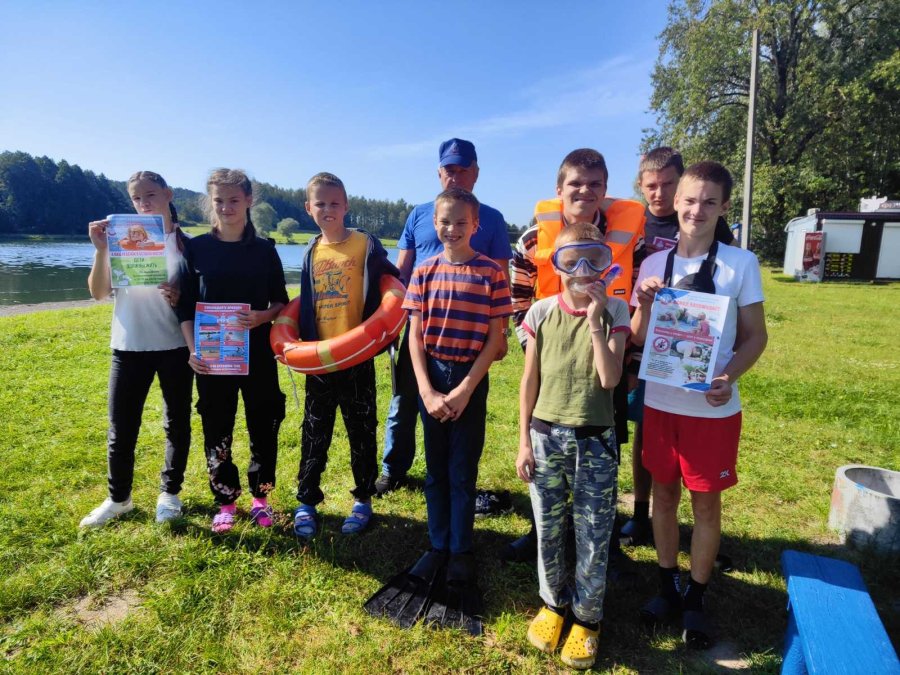  Инструктаж - беседа по мерам безопасности при купании.